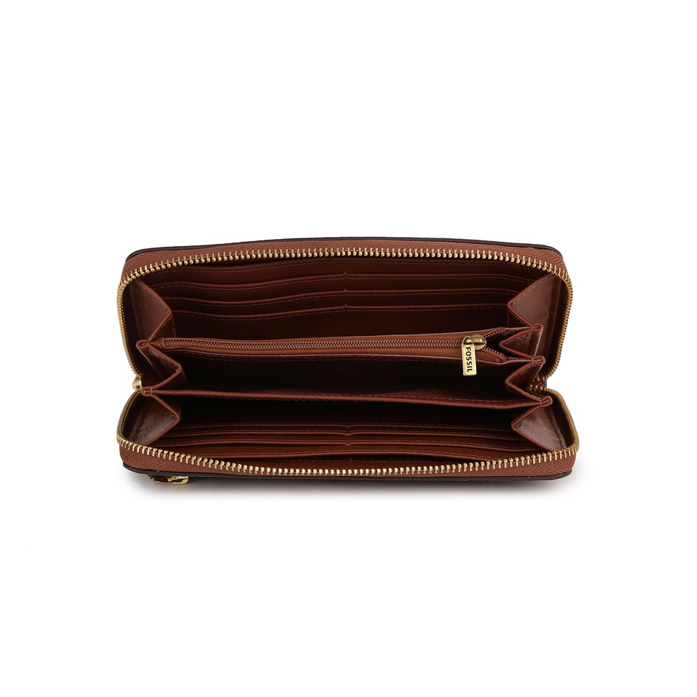 Ví da nữ Fossil Logan Clutch SL7831200- nâu