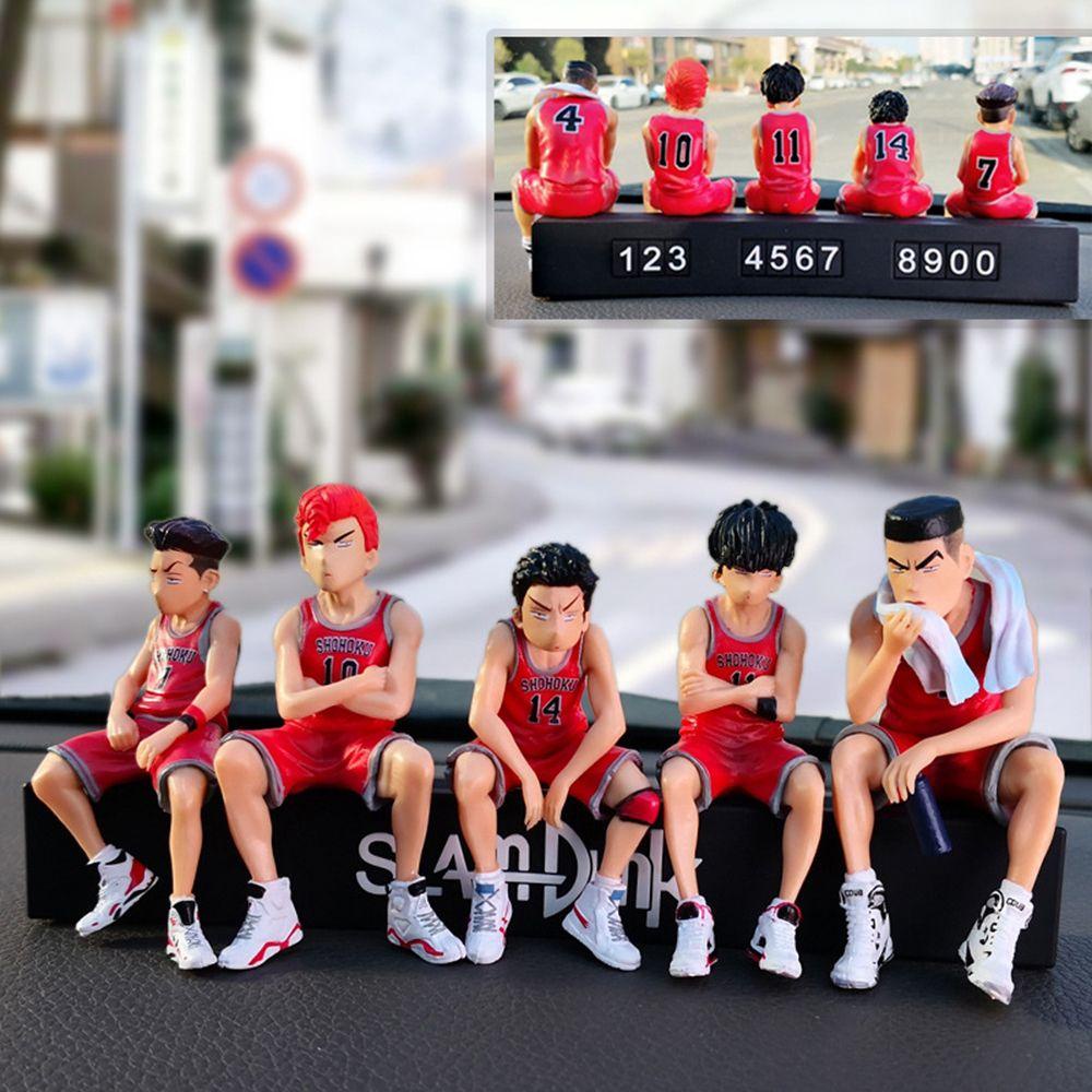JONYE Bộ 5 Đồ trang trí Nhân Vật Trong SLAM DUNK Thiết Kế Sáng Tạo Dùng Trang Trí