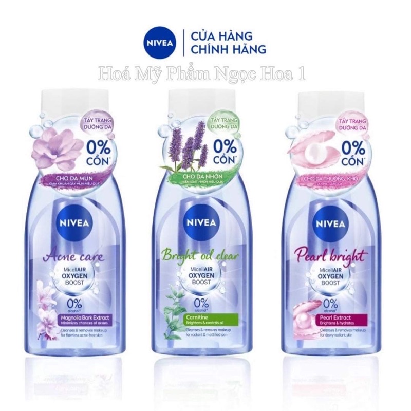 NƯỚC TẨY TRANG SẠCH MỀM MỊN NIVEA 125ml