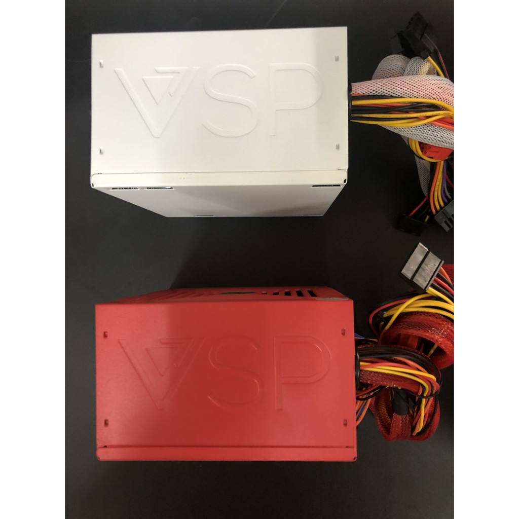 MẪU MỚI-Nguồn VSP ATX 420W màu Trắng và Đỏ (Hường)