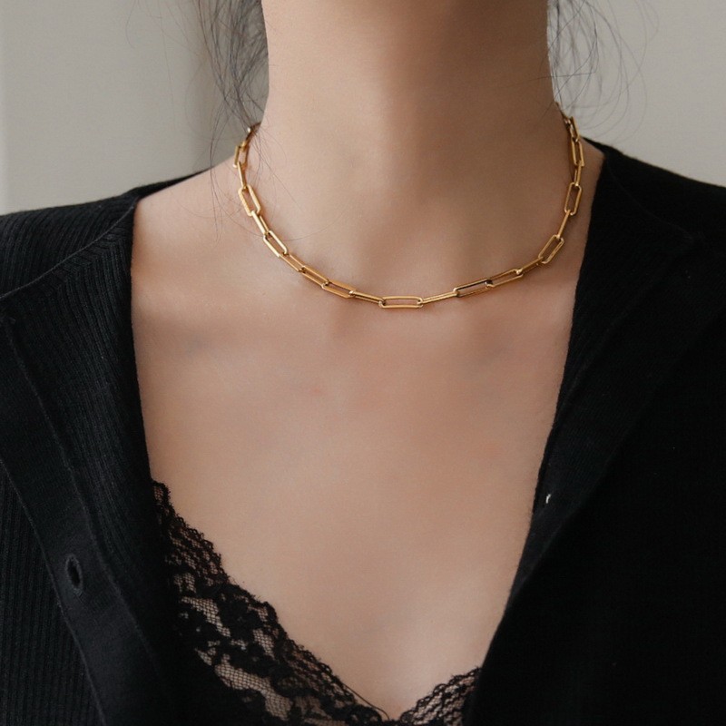 Vòng cổ choker phối chuỗi xích thời trang cá tính dành cho nữ