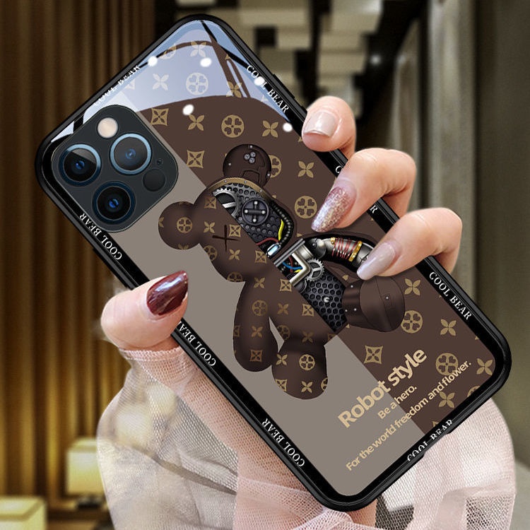 IPhone13ProMax hộp đựng điện thoại di động hoạt hình thời trang mới iPhone12ProMax Ốp lưng bảo vệ điện thoại dành cho cặp đôi iPhone11 11promax Xr trọn gói XsMax 7Plus 8Plus