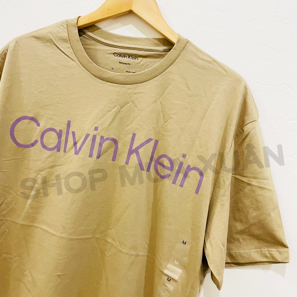 Áo thun nam Calvin Klein Relaxed Fit Standard Logo T-Shirt - nhiều màu
