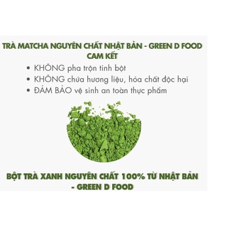 Bột trà xanh GreenD Food Hũ 30g