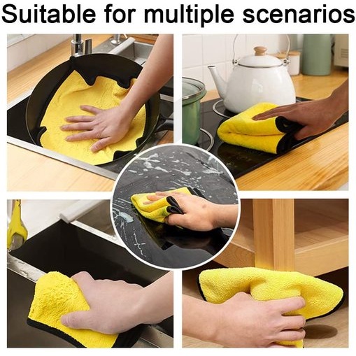 Cảm Giác Như Thật  Khăn Vải Vi Sợi Lau Chùi Xe Ô Tô Đa Năng