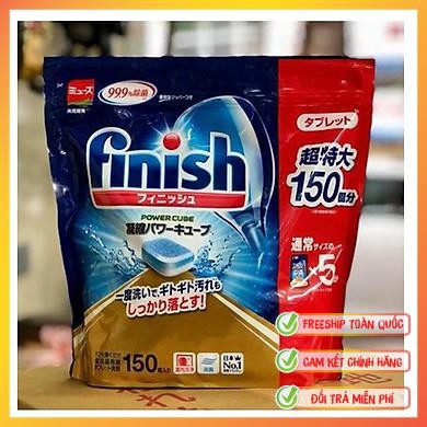 [Hàng Nhật] Viên Rửa Chén Bát Finish Nhật Bản túi 150 viên