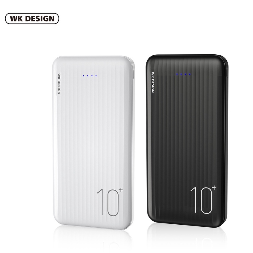 Sạc dự phòng mini 10000mAh WK WP- 129 hỗ trợ sạc nhanh 2.1A, 2 cổng sạc