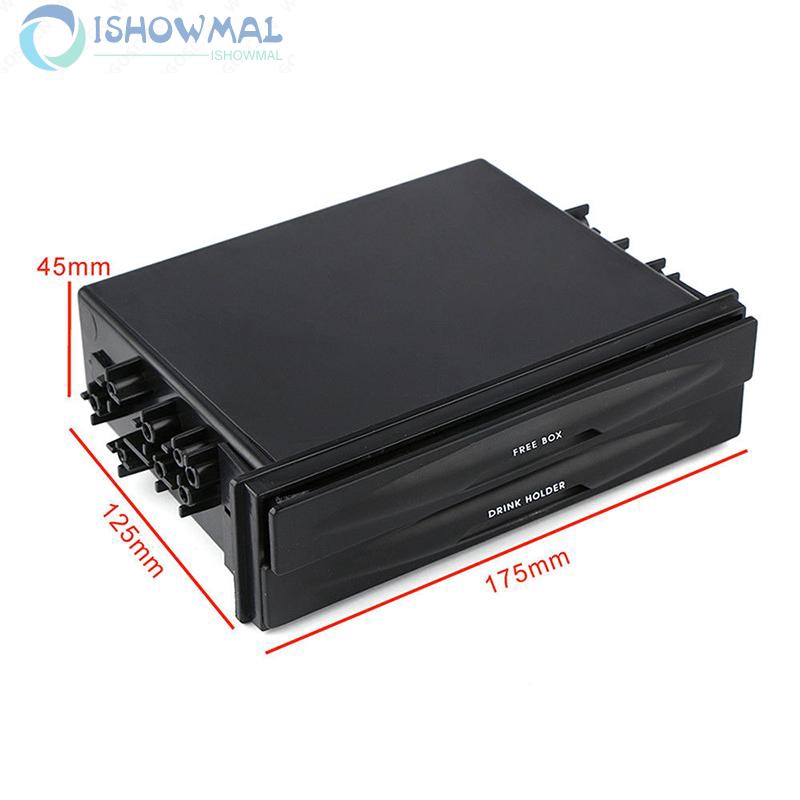 1 Khay nhựa đựng cốc uống nước cho xe ô tô 175x125x45mm
