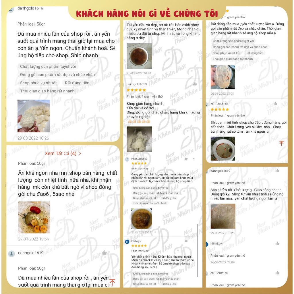 Yến vụn sấy tổ  - Yến sào Khánh Hòa  - Hanayuki Clinic Vietnam