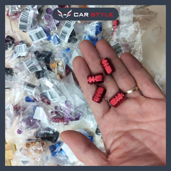 Nắp van ô tô xe máy inox sơn bóng tĩnh điện - Đủ các màu sắc