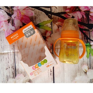 Bình sữa Wesser cổ rộng 180ml