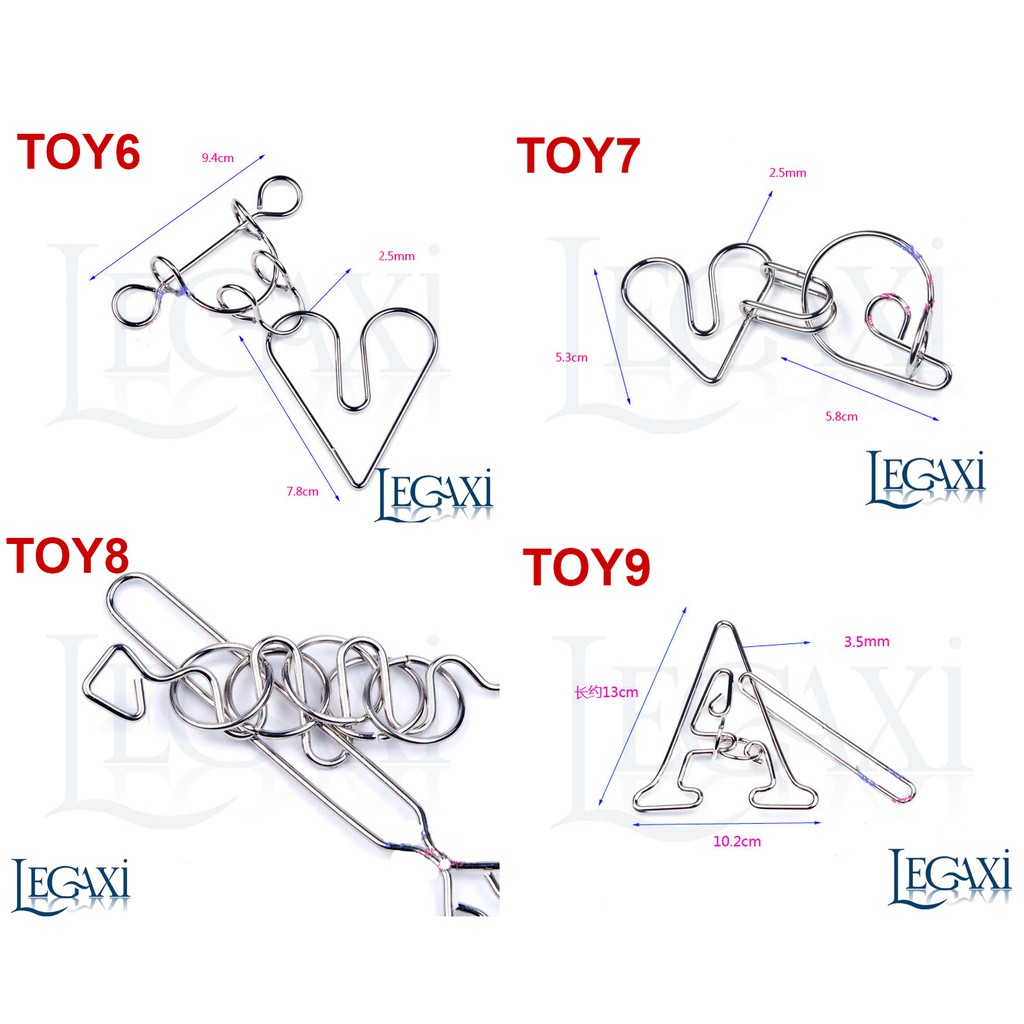 Móc khóa IQ Tháo Lắp Rèn Luyện Trí Tuệ