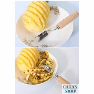 DỤNG CỤ GỌT MẮT DỨA SIÊU TỐC CHUÔI GỖ