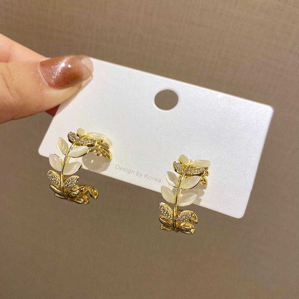 Khuyên Tai Nữ Hình Chữ C Thời Trang Hàn Quốc Xinh Xắn