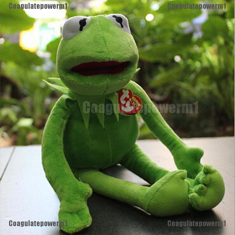 Đồ chơi nhồi bông hình nhân vật chú ếch Kermit trong phim Sesame Street