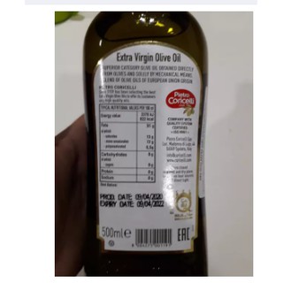 Dầu oliu-Extra Virgin Olive Oil 500ml