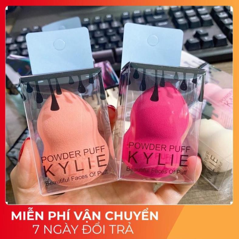 [FREESHIP] Xuất Nhật - mút xốp tán kem nền, đánh phấn trang điểm siêu mềm mịn Kylie Puff Powder