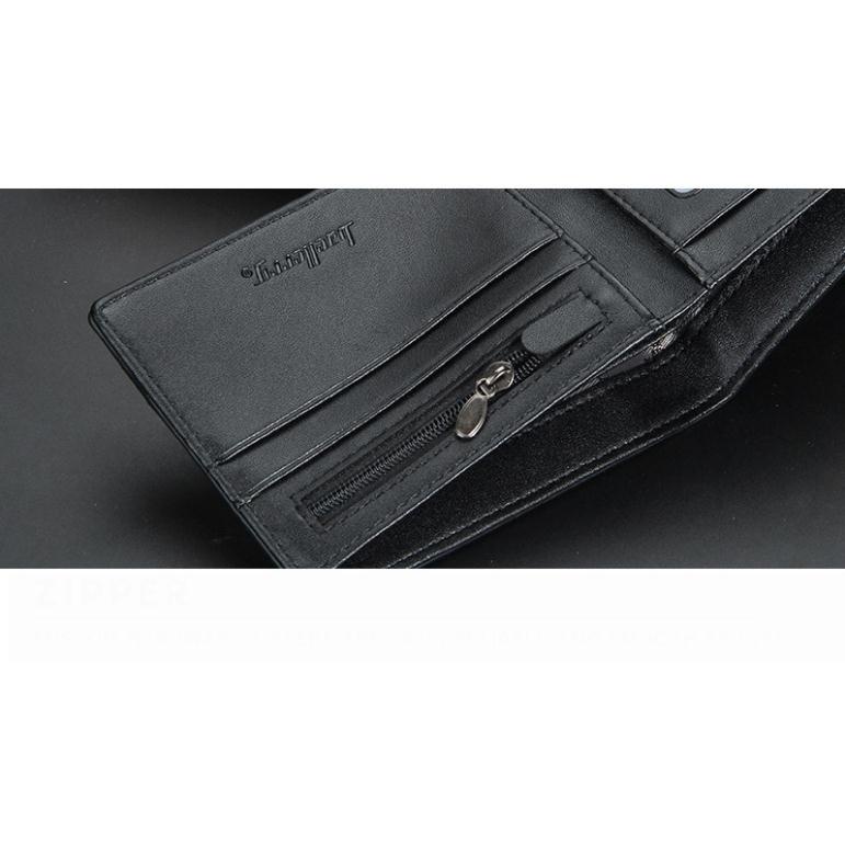 Ví Nam Da Pu Cao Cấp Kiểu Dáng, Ví Da Nam Nhiều Ngăn Đựng Thẻ Đựng Tiền