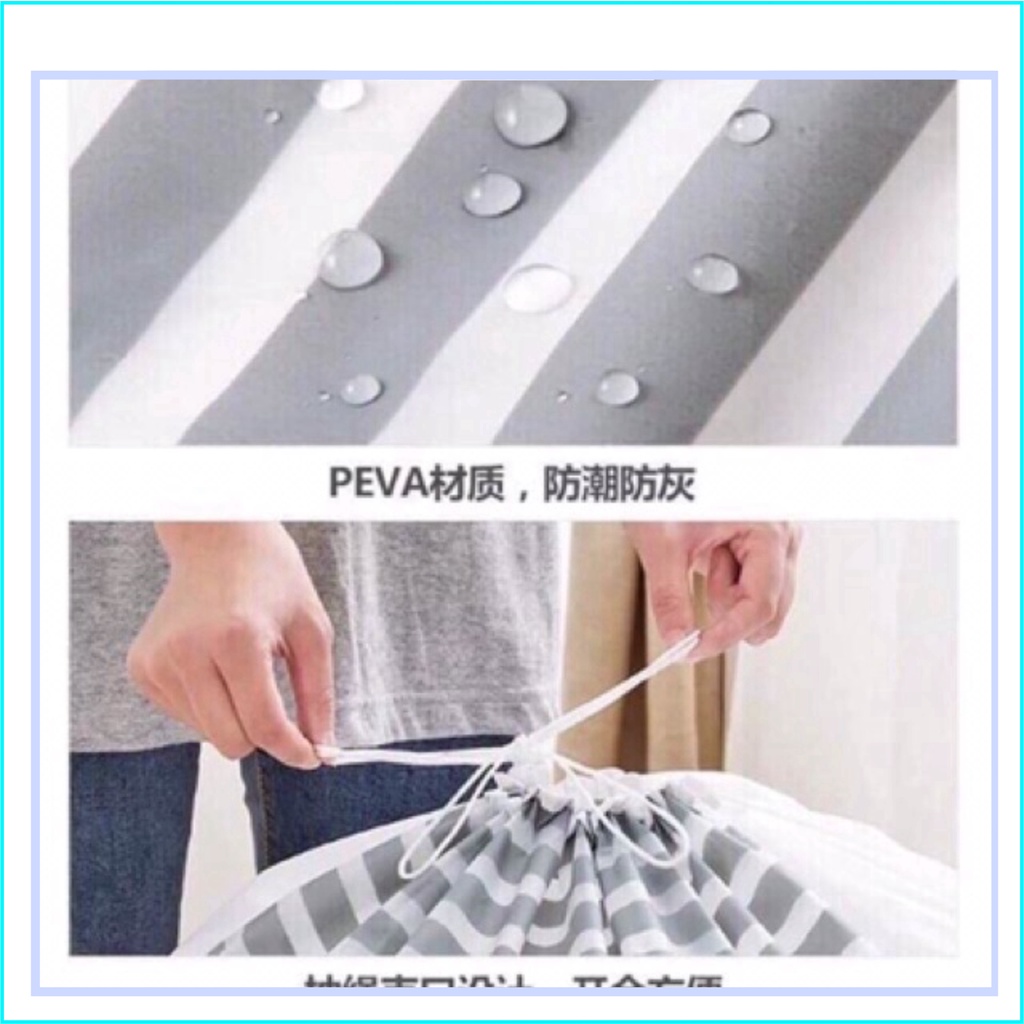 Túi dây rút vải dù nhựa chống thấm đựng chăn màn quần áo