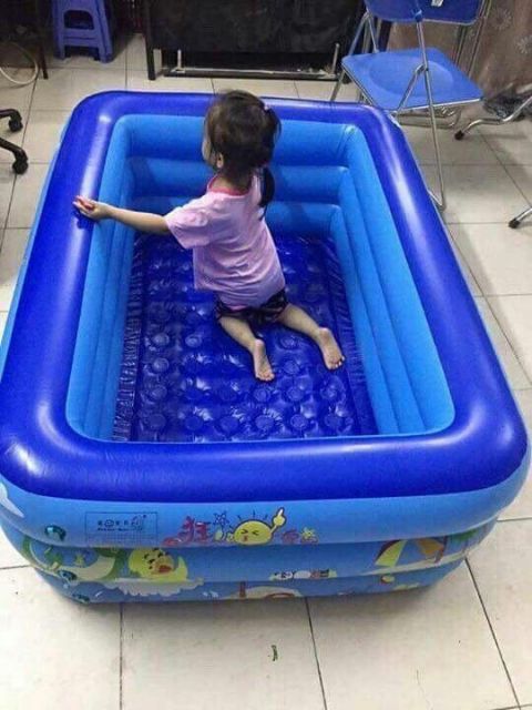 Bể bơi bơm hơi cho cả gia đình (Tặng keo và 2 miếng vá dự phòng)