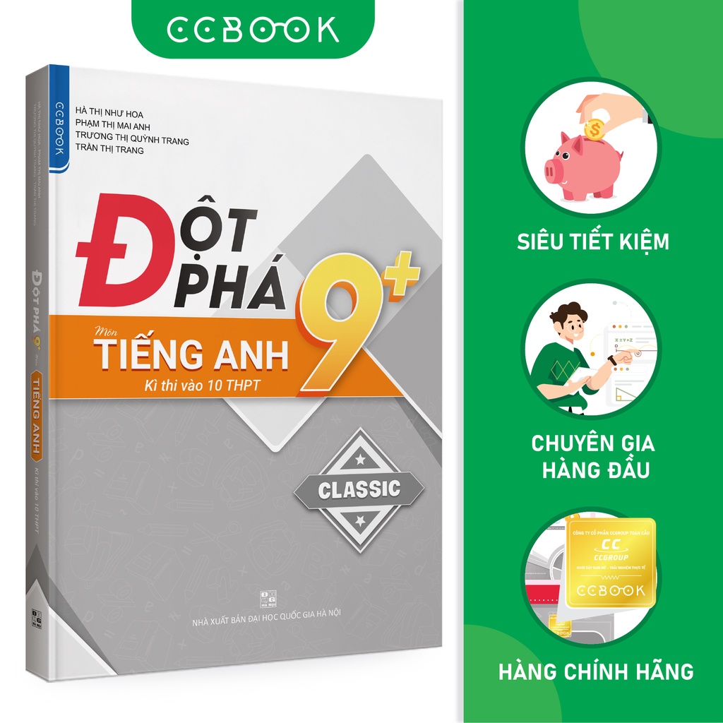 Sách - Đột phá 9+ Tiếng Anh kì thi vào lớp 10 THPT - CLASSIC