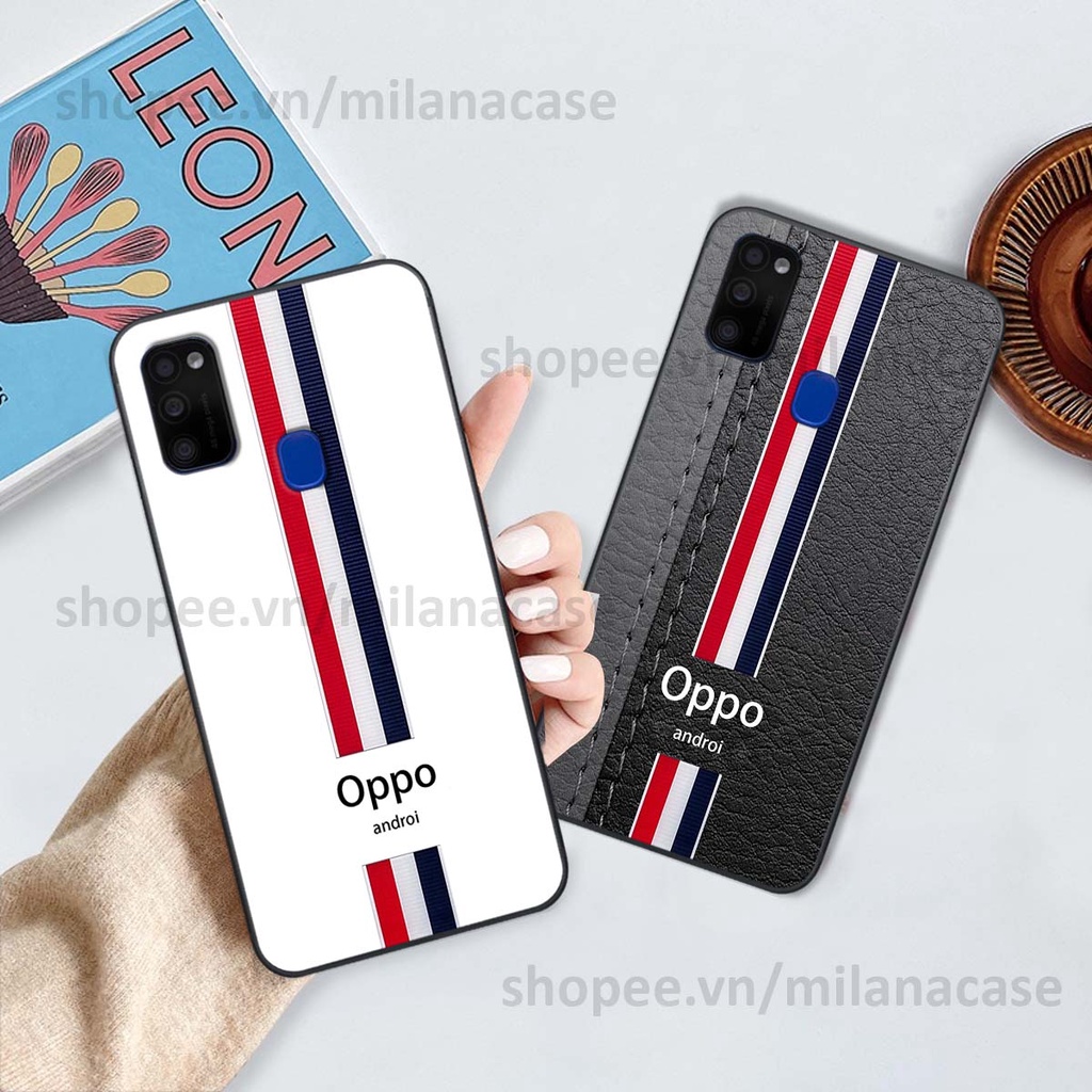 Ốp Samsung M21 / M30s in giả da phong cách thể thao, cá tính, thời trang