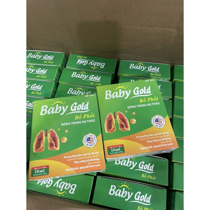 Baby Gold bổ phổi đông trùng hạ thảo tăng cường miễn dịch tăng cường đề kháng, phòng tránh bệnh đường hô hấp