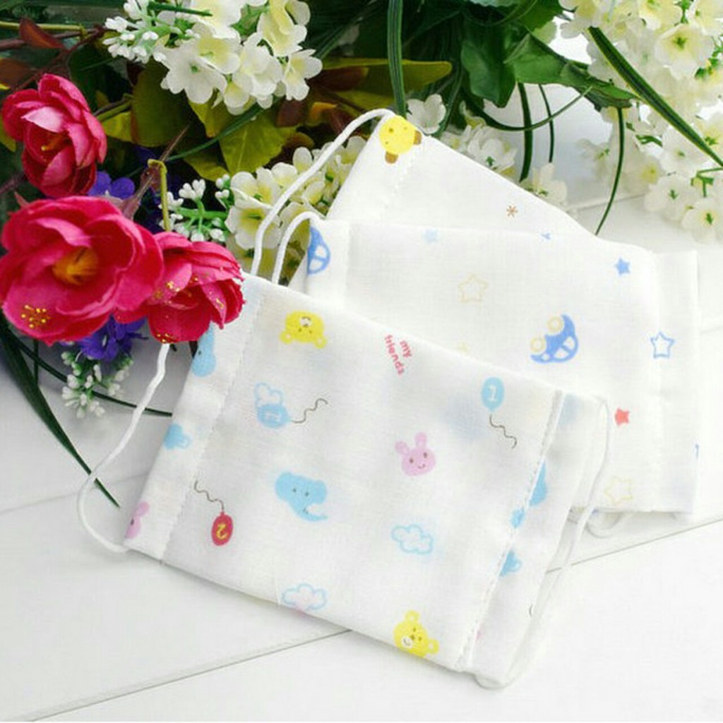 [SET 5] KHẨU TRANG XÔ 4 LỚP MỀM MẠI BẢO VỆ HÔ HẤP BÉ LOẠI TỐT 4 LỚP CHO BÉ 1-4 TUỔI