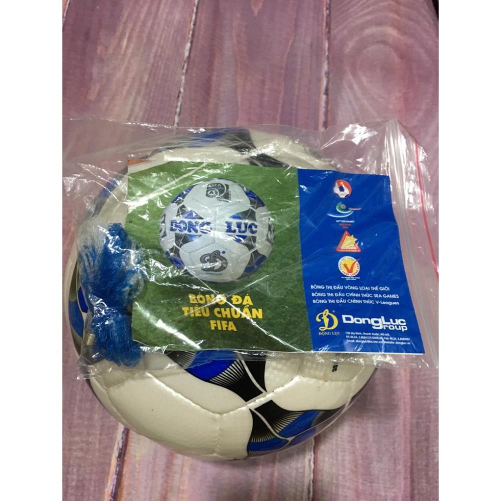 Quả bóng đá cơ bắp động lực UCV 3.05 số 4 tặng kim bơm bóng + túi lưới đựng bóng