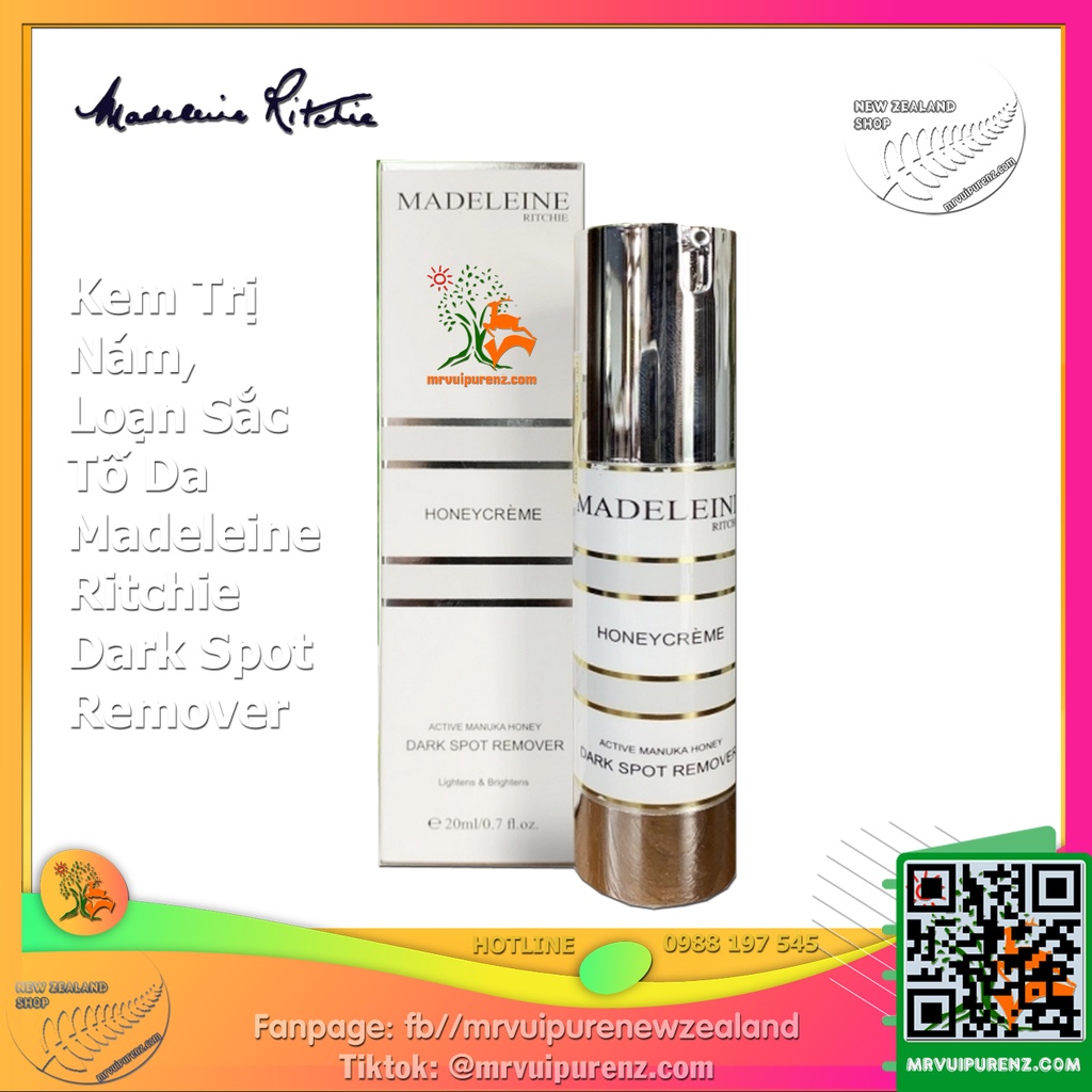 KEM DƯỠNG LÀM MỜ VẾT THÂM, GIẢM TÀN NHANG MADELEINE RITCHIE DARK SPOT REMOVER | BigBuy360 - bigbuy360.vn