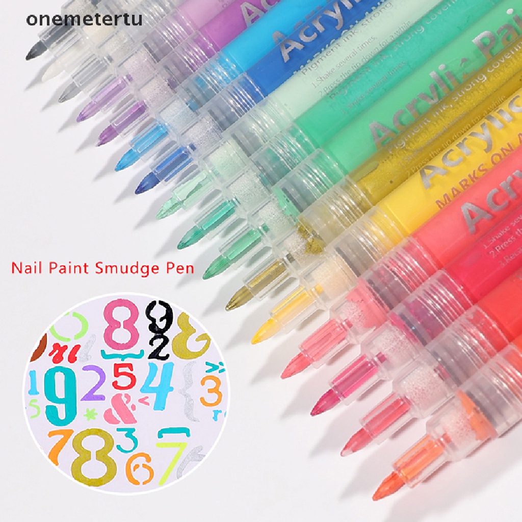 Cọ Vẽ Móng Tay Bằng Acrylic DIY