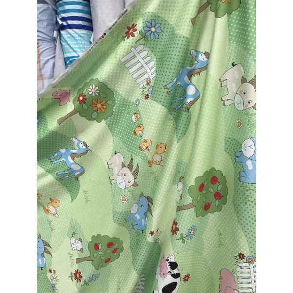 vải chuyên may ga gối cao cấp - cotton lụa Hàn Quốc chính phẩm mềm mại thoáng mát