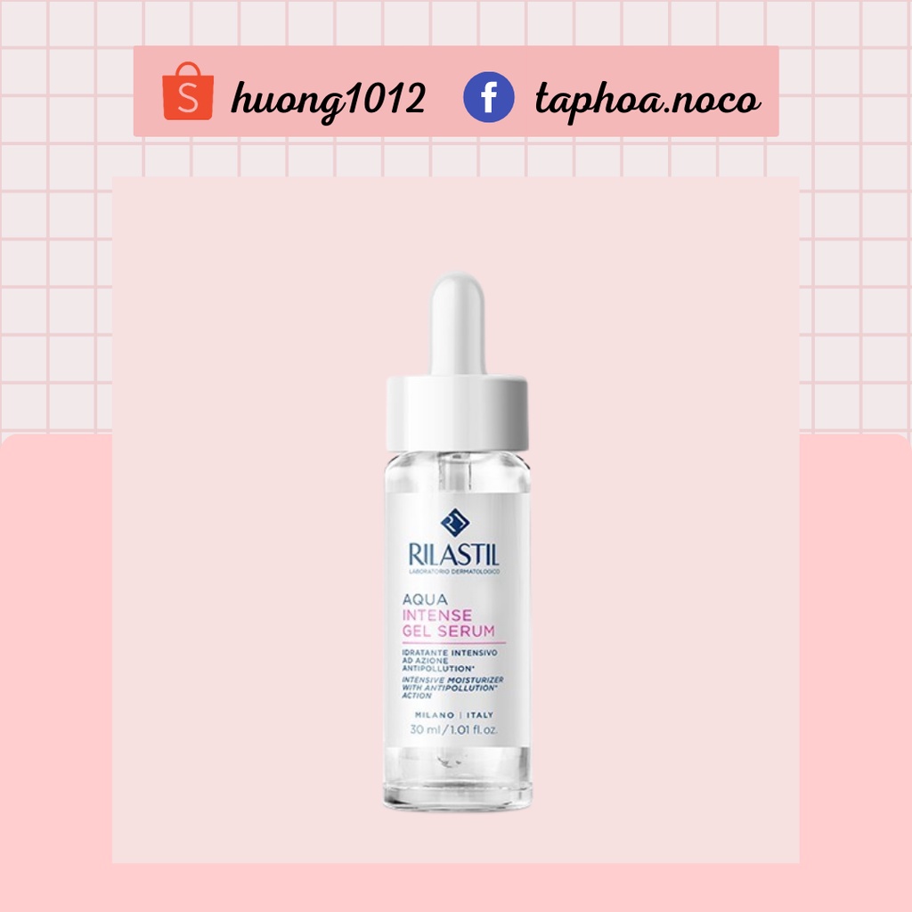 Tinh chất cấp ẩm chuyên sâu Rilastil aqua intense gel serum 30ml