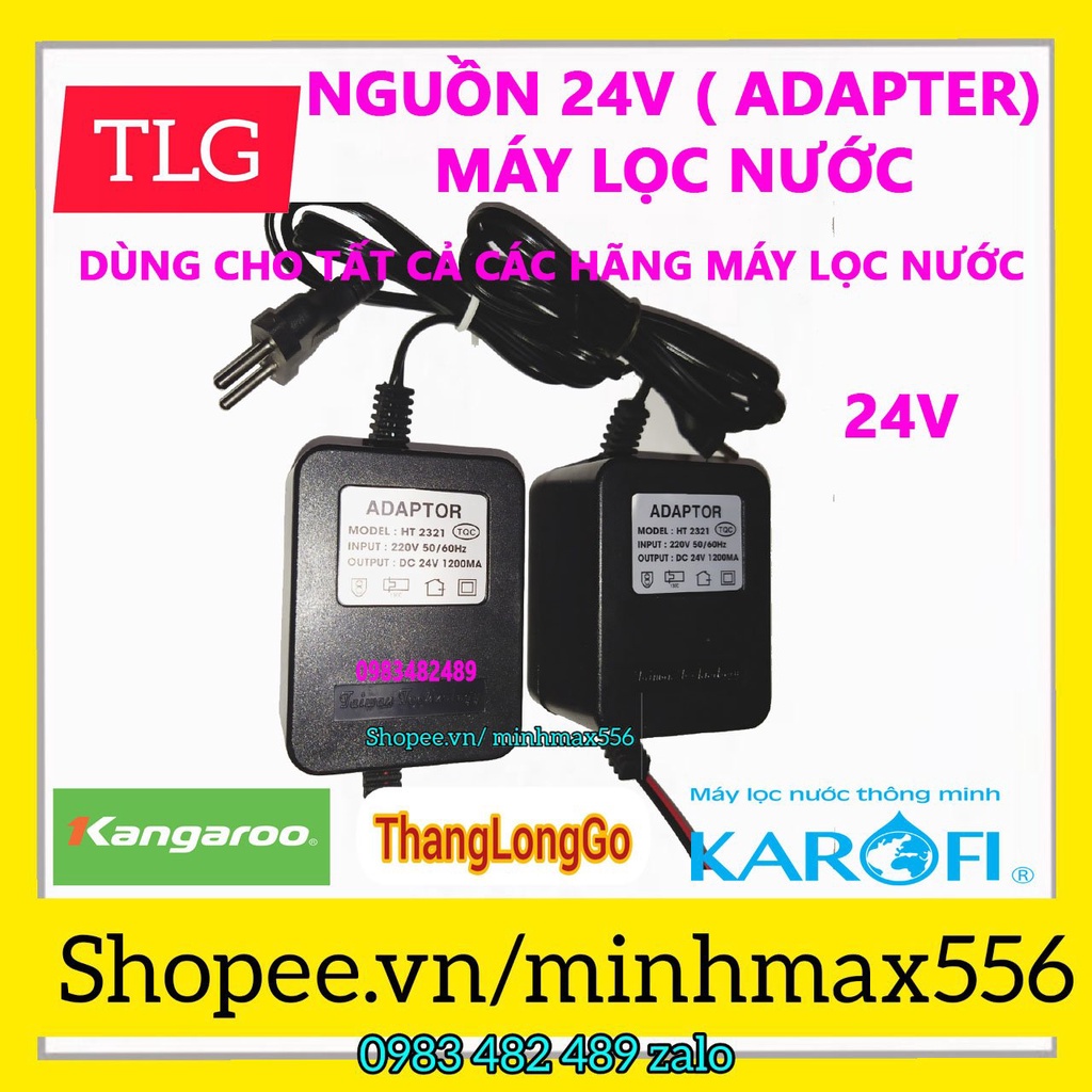 [UY TÍN SỐ 1] Nguồn máy lọc nước Ro Adapter 24V | Adapter máy lọc nước RO 24V