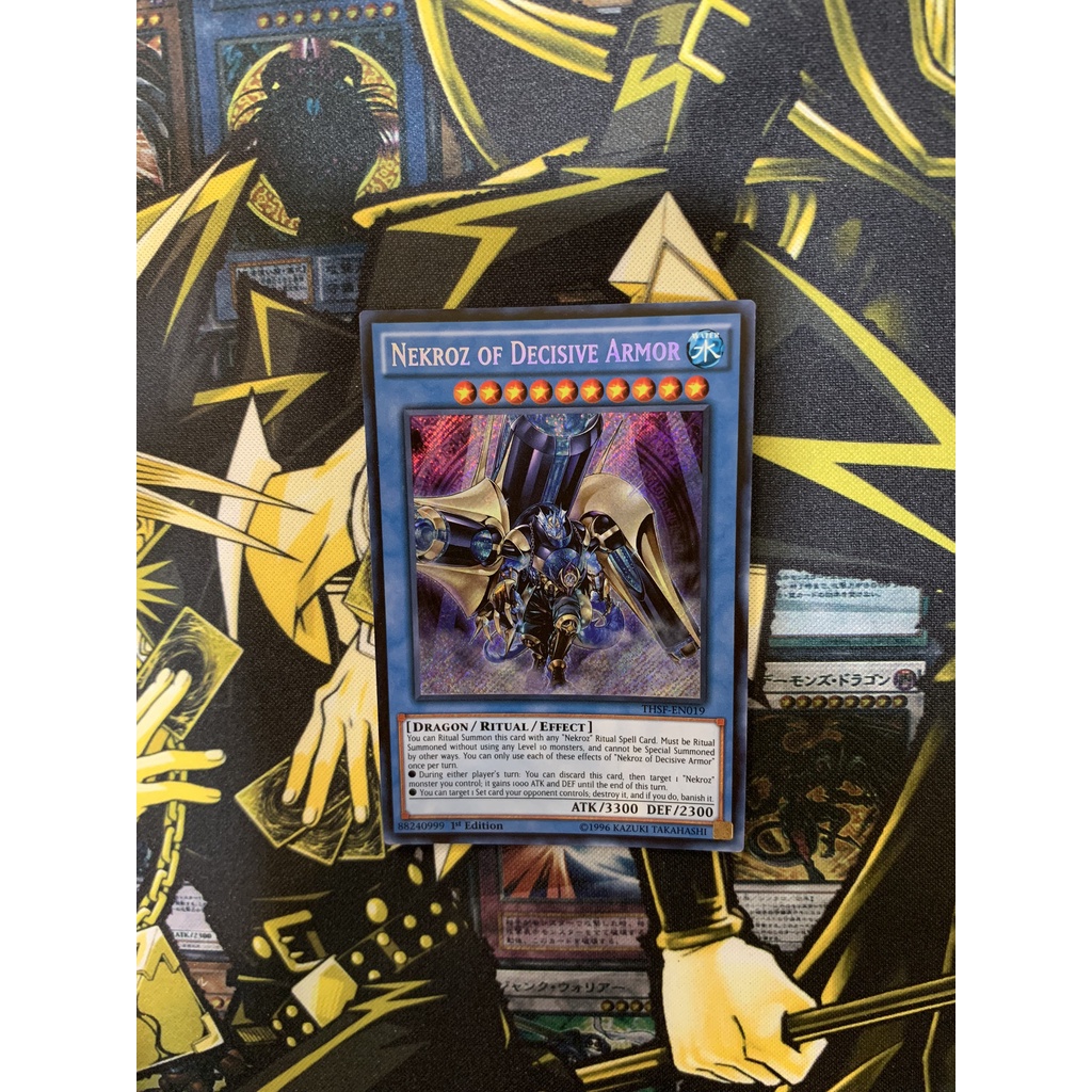 Thẻ bài Yugioh: Nekroz of Decisive Armor - THSF-EN019 - Secret Rare 1st Edition