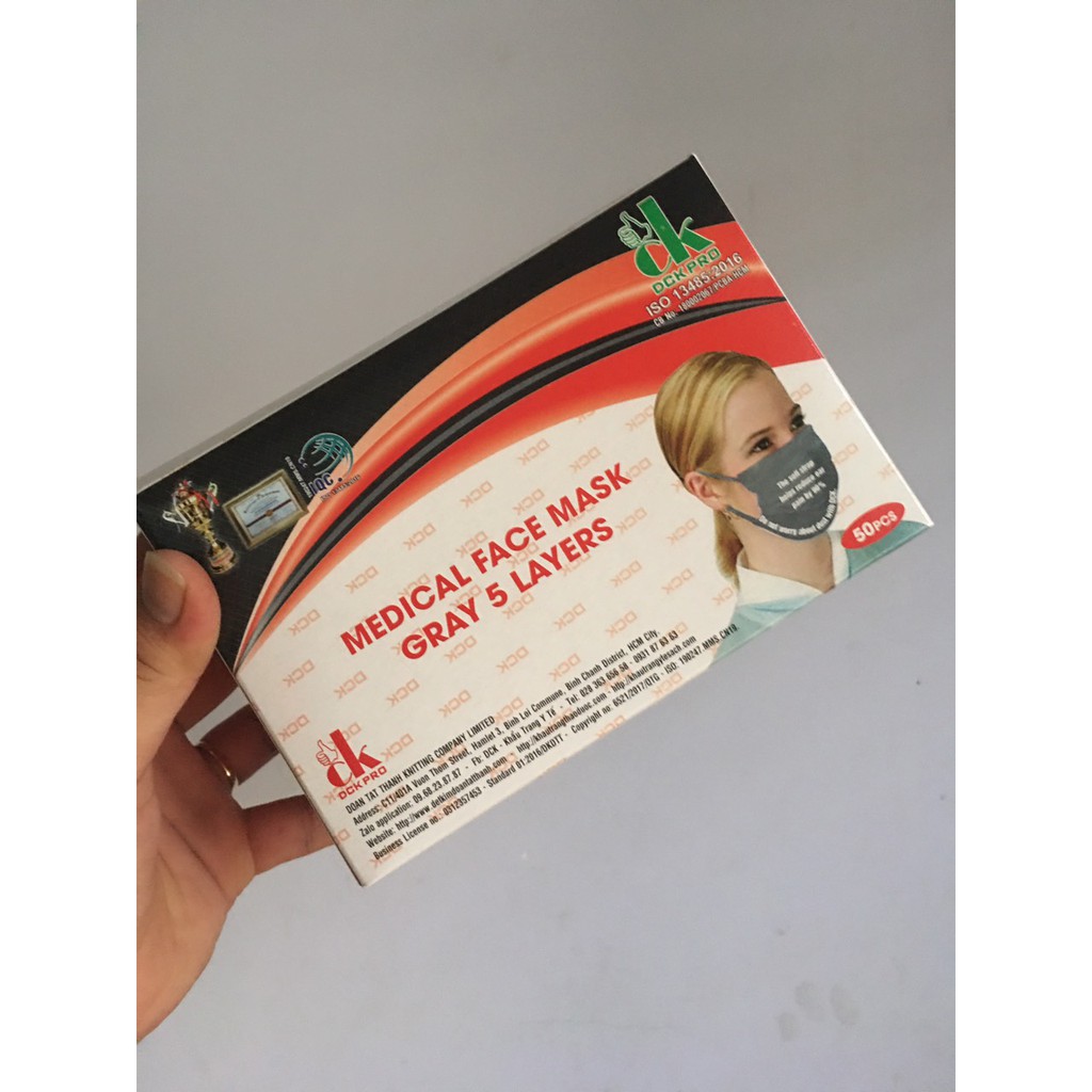 Khẩu Trang Y Tế  Kháng Khuẩn Tốt 50 Chiếc Trong 1 Hộp.
