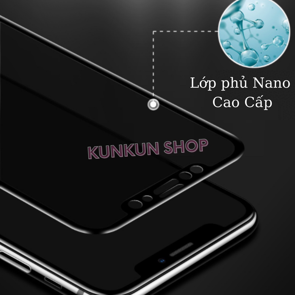 Kính Cường Lực Chống nhìn trộm Iphone 7Plus/8Plus/X/XR/XS/XS Max/11/11 Pro Max/12/12 Pro Max/13/13 Pro Max -Dán màn hình