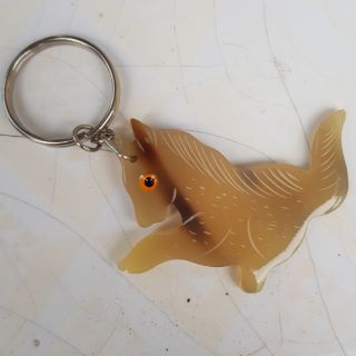 Móc khóa sừng chạm khắc hình 12 con giáp
