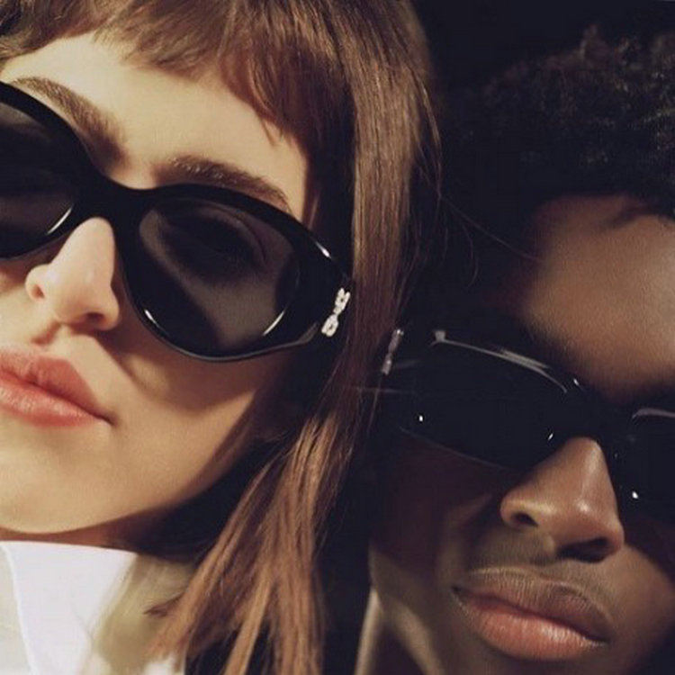 Kính mát gọng nhỏ phong cách hip hop Hàn Quốc cá tính thời trang cho nữ