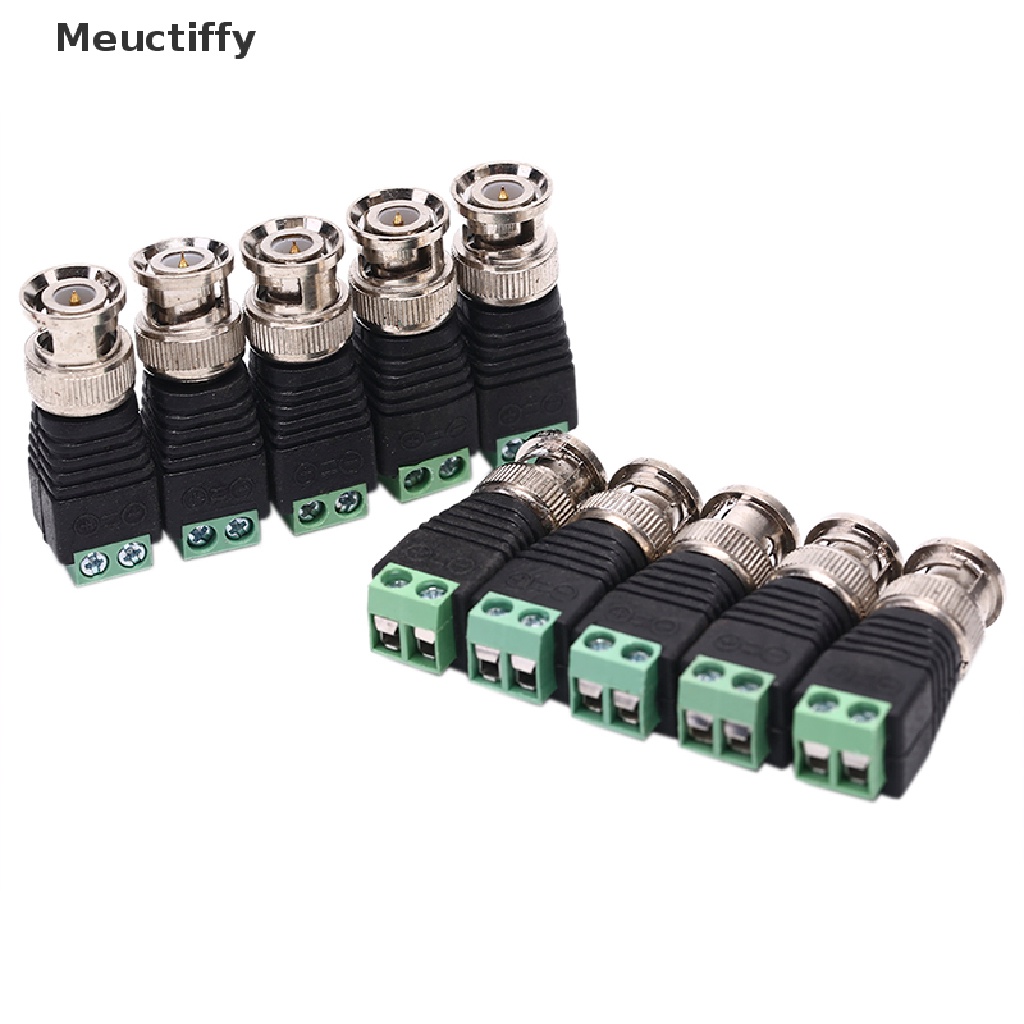 Dây Cáp Nối Chuyển Đổi 10 Đầu Cắm Coax Cat5 Sang Đầu Bnc Cho Camera Cctv