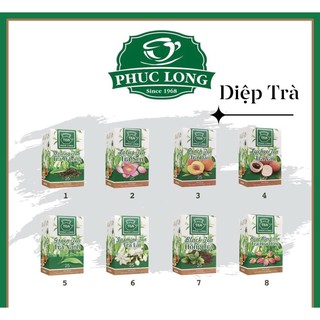 Trà túi lọc Phúc Long vị Olong/Sen/Đào/Vải/Trà xanh/Trà lài/Hồng trà/Hoa hồng 50g (25 túi x 2g)