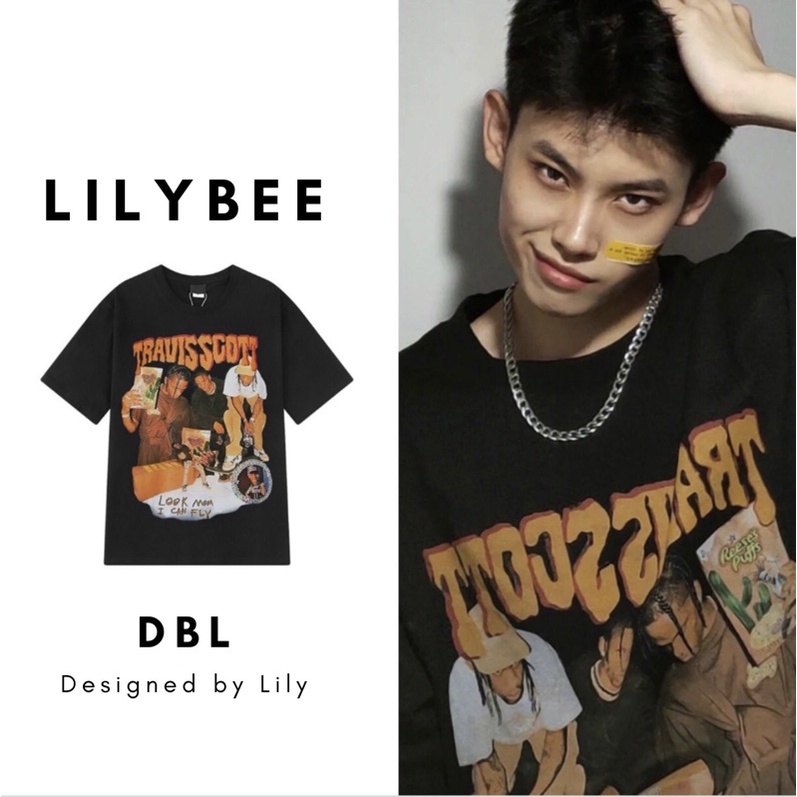 LILYBEE_ÁO PHÔNG FORM RỘNG TRAVIS SCOTT CÁ TÍNH