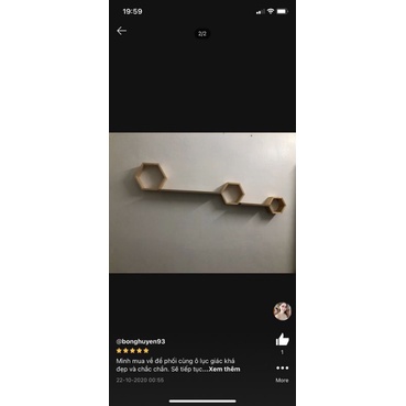 bộ 3 ô lục giác sâu 15cm dày 18mm