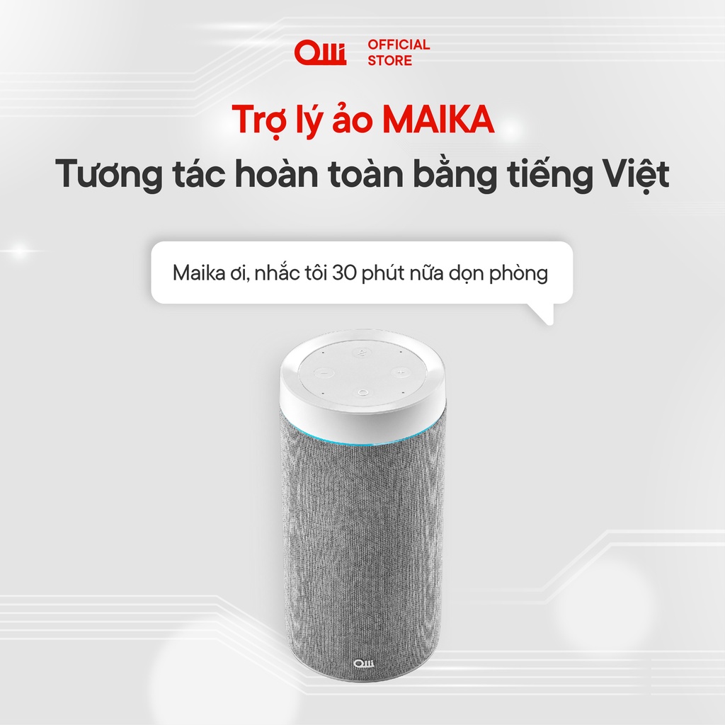 Loa thông minh OLLI MAIKA màu Xám Thời Thượng MK100B
