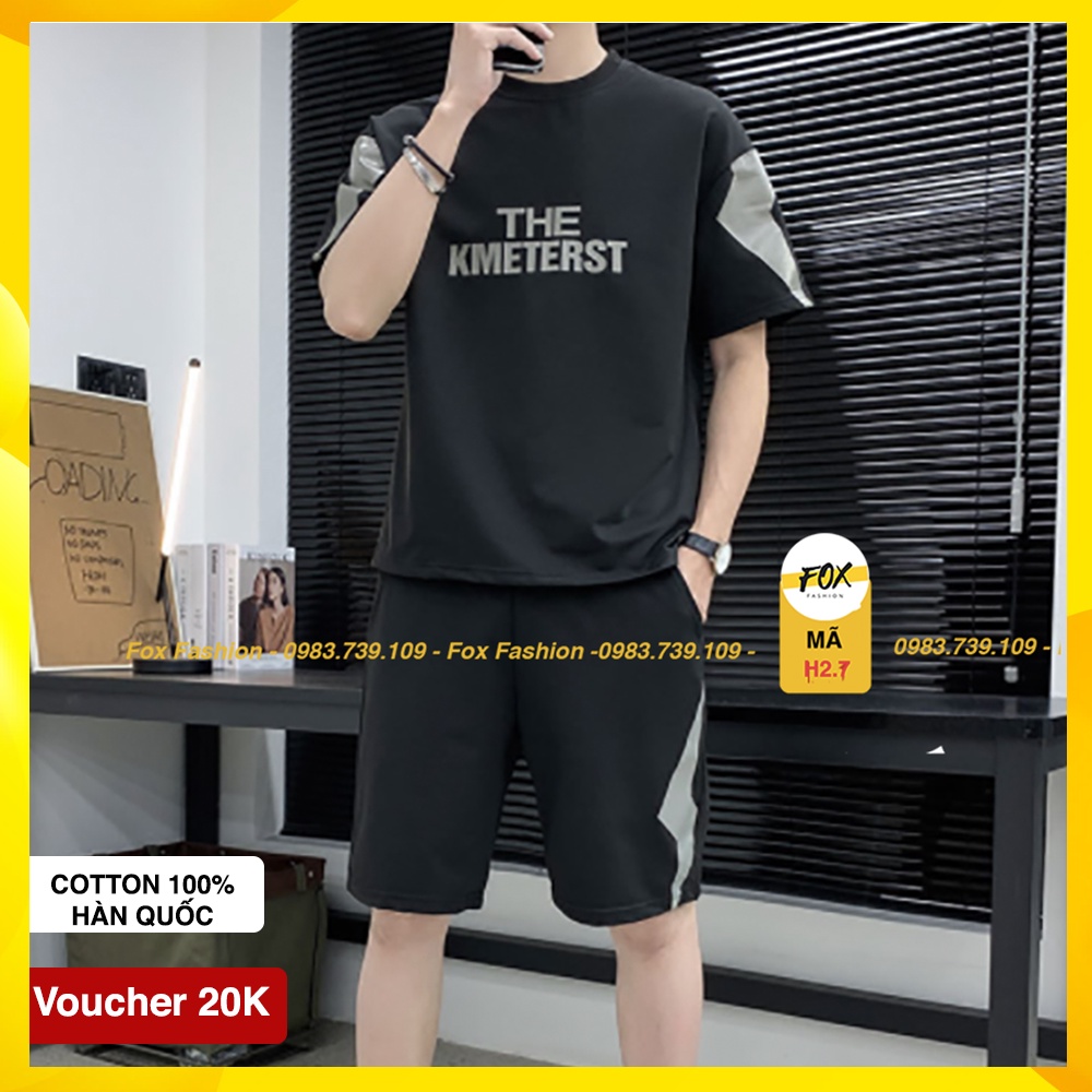 Bộ nam hè big size 45-115kg | Bộ hè nam chất thun cotton100%, cổ tròn, form rộng tay lỡ |Bộ thể thao nam hè cao cấp