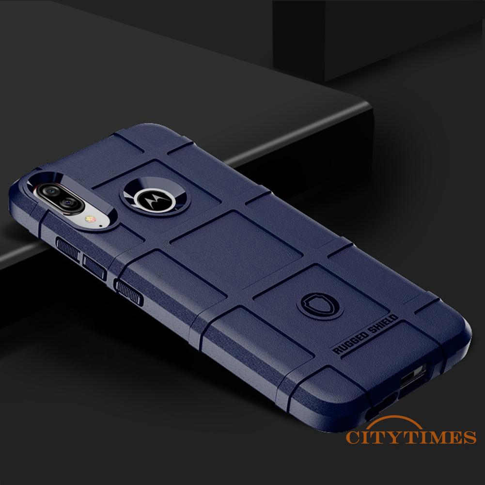Ốp điện thoại bằng TPU mềm chống sốc thiết kế túi khí cho Moto E6 Plus