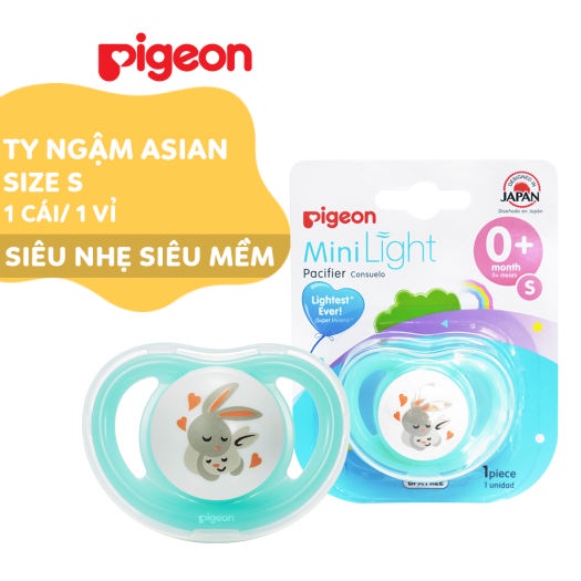Ti ngậm, Ty giả Pigeon Mini Light cho bé Siêu Nhẹ, Siêu Mềm