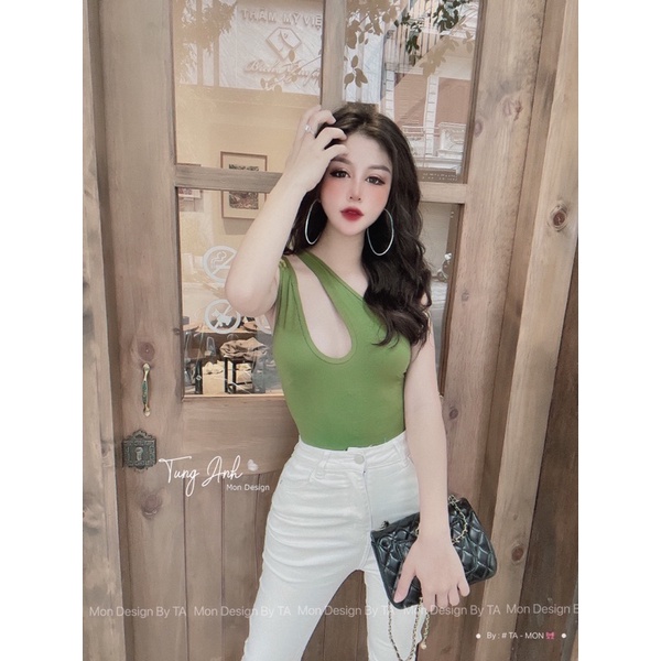 Áo bodysuit khoét