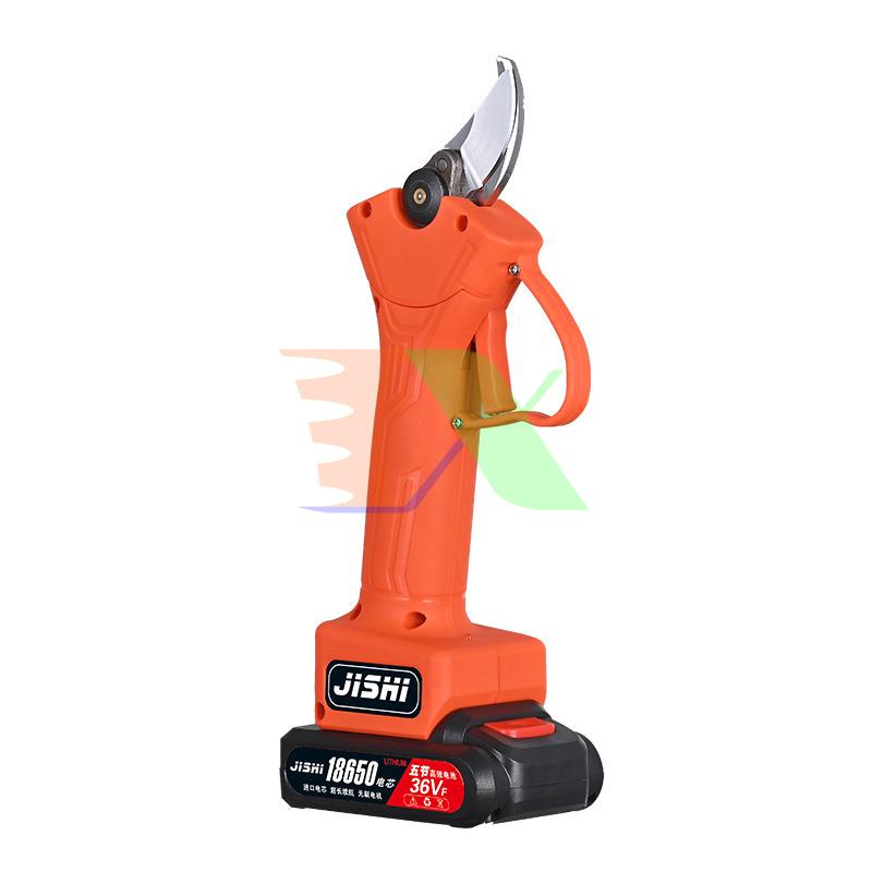 Kéo điện cắt tỉa cành cây JISHI-40 25V, Kìm điện tỉa cây, Kéo điện pin Lithium, Cỡ 40mm