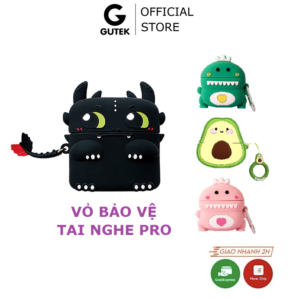 Case airpods pro vỏ bảo vệ đựng tai nghe bluetooth không dây inpods i13 Gutek CS7